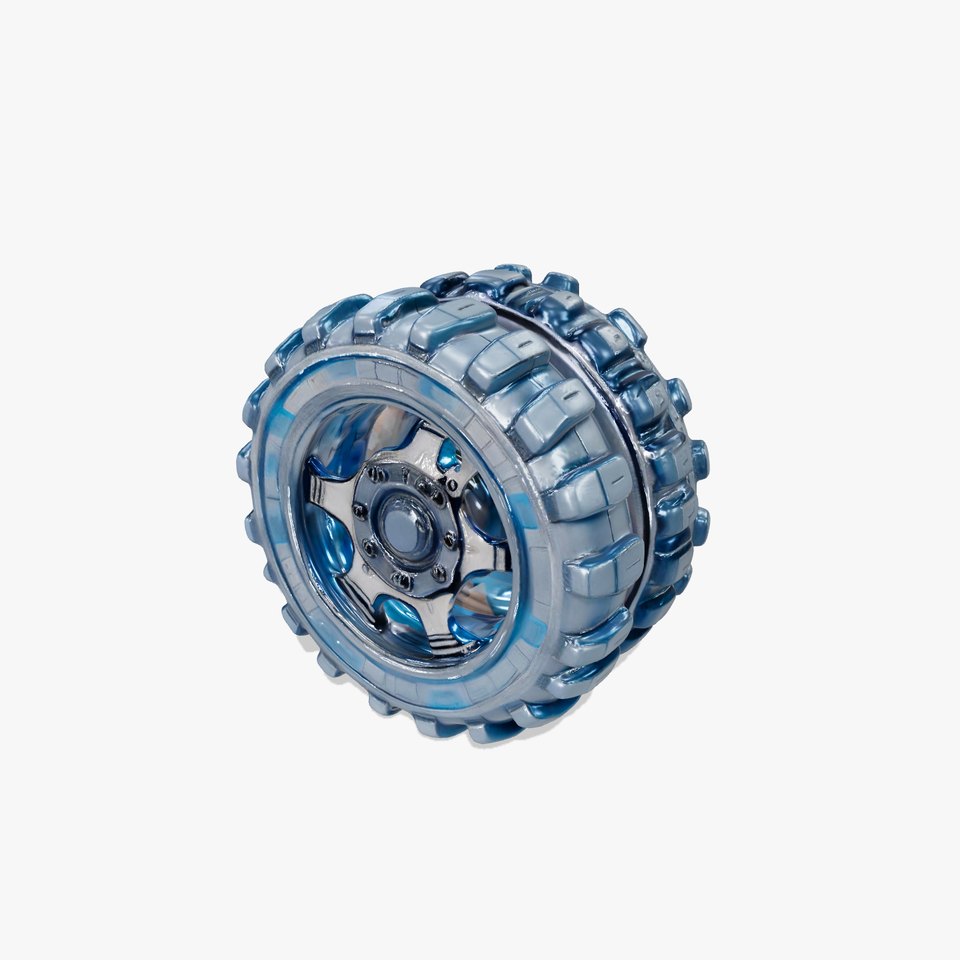 Futuristic HeavyDuty Wheel Model Pack with LED Lights